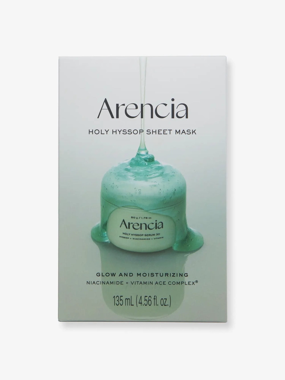 ARENCIA Holy Hyssop Sheet Mask Korean Skincare 1 Mask - Picture 4 of 6